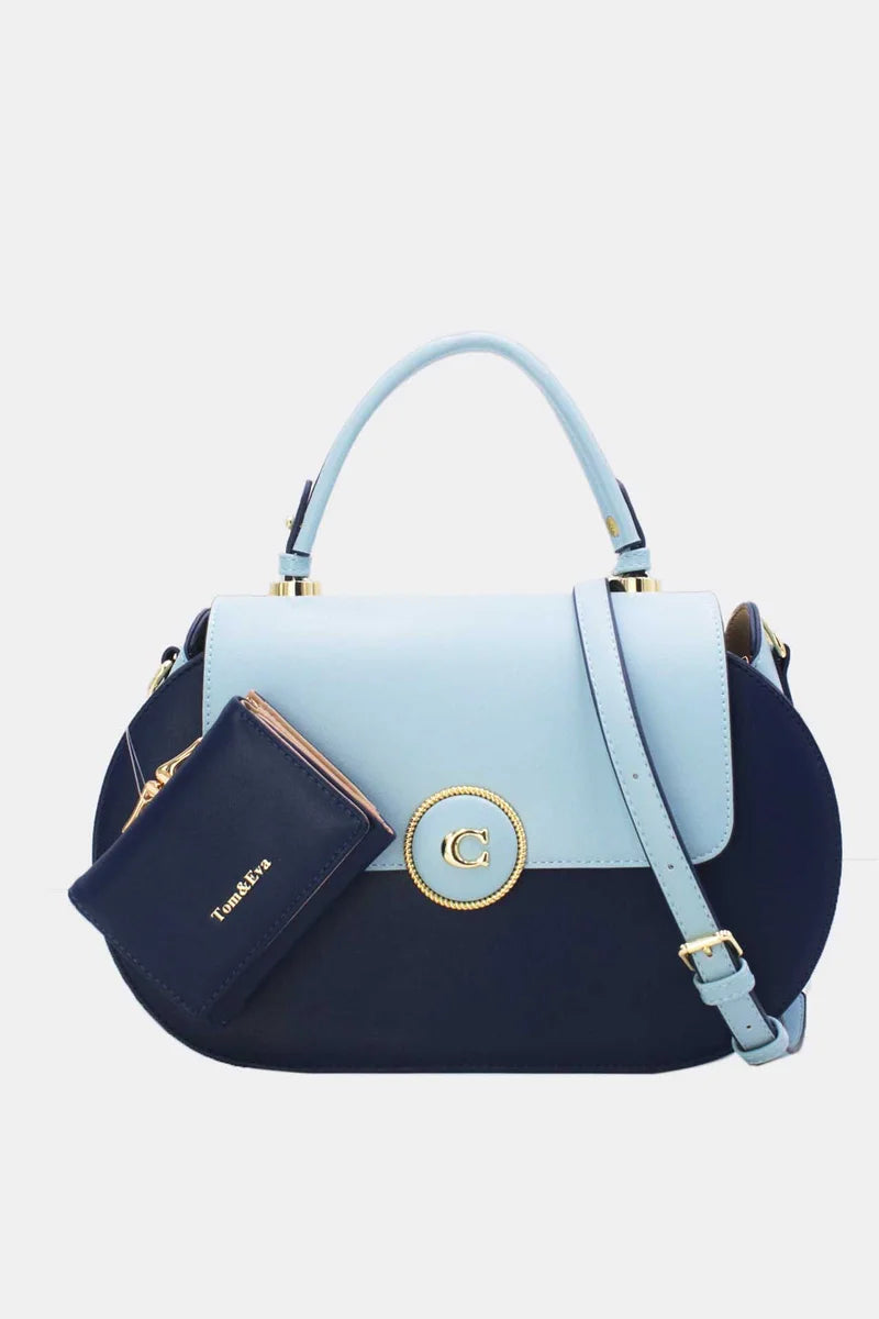 Elegante Handtasche inklusive passender Geldbörse