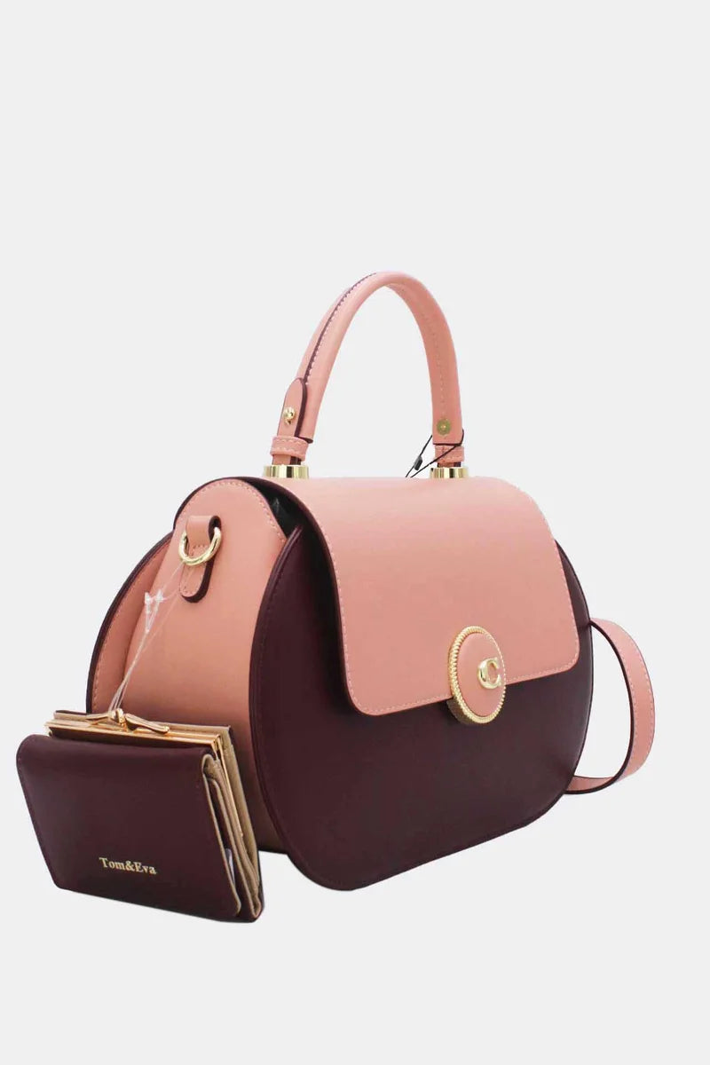 Elegante Handtasche inklusive passender Geldbörse