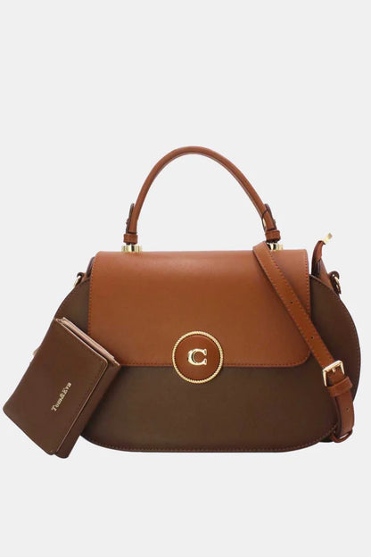 Elegante Handtasche inklusive passender Geldbörse