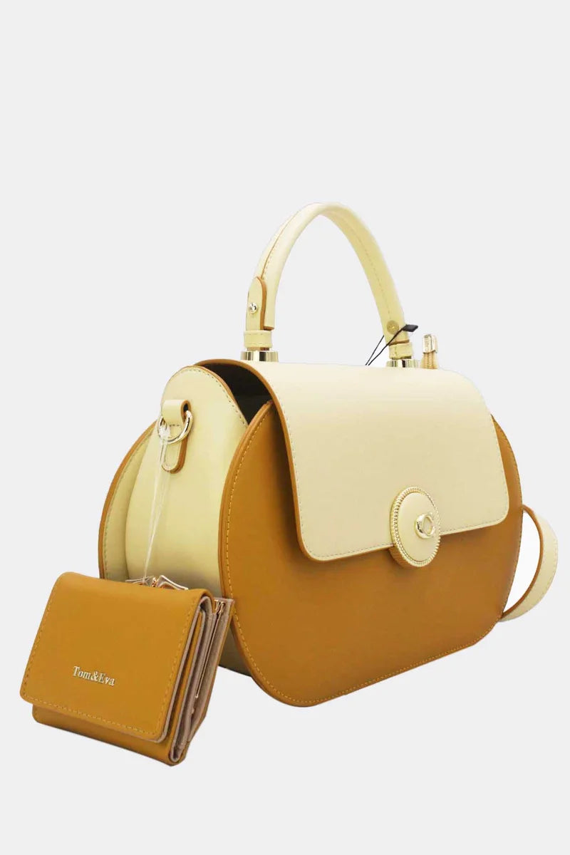 Elegante Handtasche inklusive passender Geldbörse