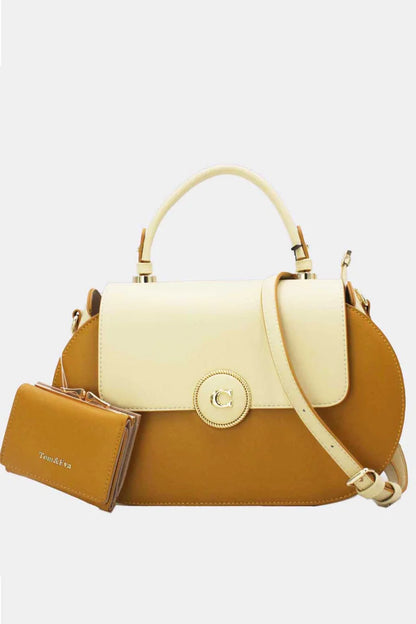 Elegante Handtasche inklusive passender Geldbörse