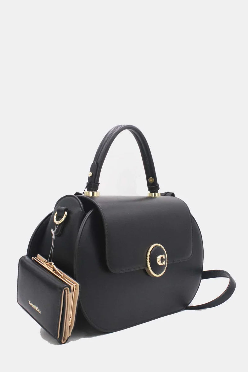 Elegante Handtasche inklusive passender Geldbörse