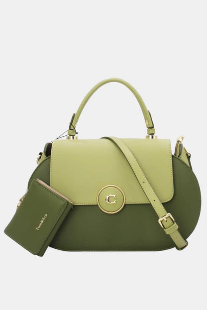 Elegante Handtasche inklusive passender Geldbörse