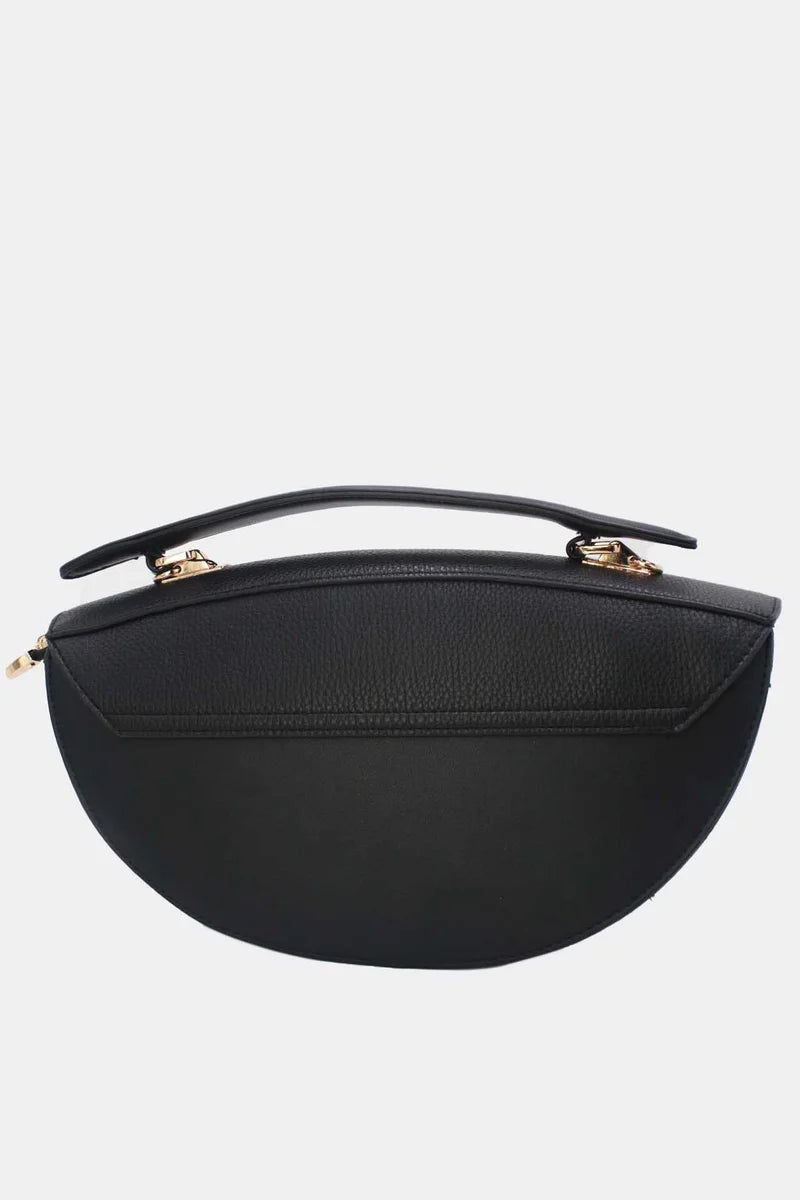 Geräumige City-Handtasche mit Doppel-Verschluss