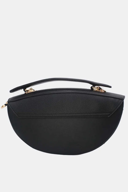 Geräumige City-Handtasche mit Doppel-Verschluss