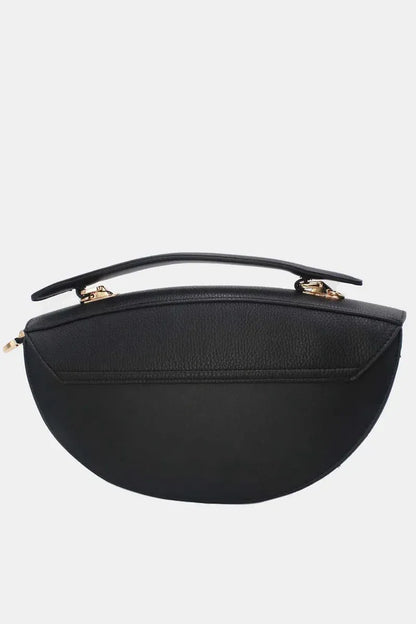 Geräumige City-Handtasche mit Doppel-Verschluss