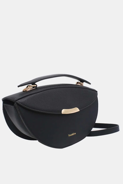 Geräumige City-Handtasche mit Doppel-Verschluss