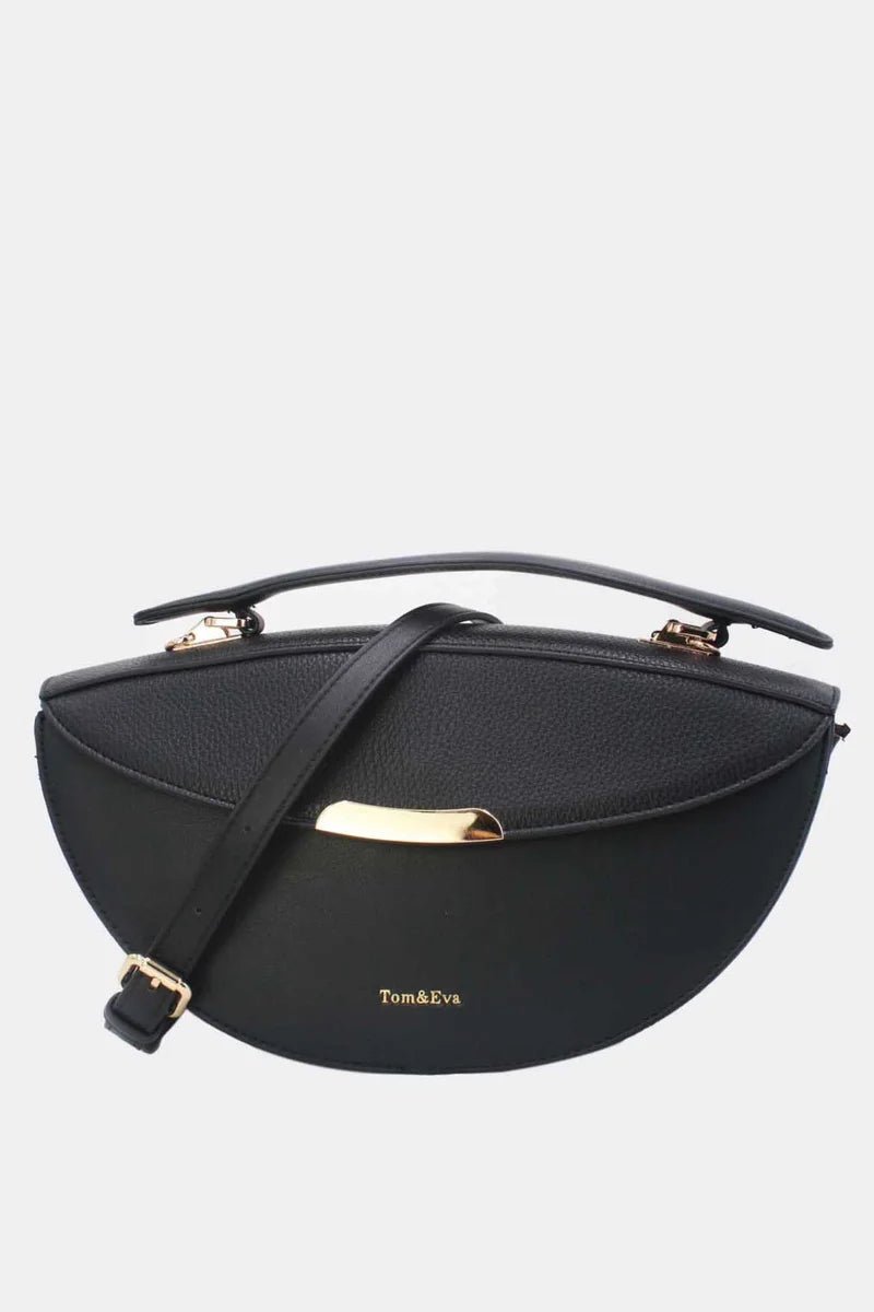 Geräumige City-Handtasche mit Doppel-Verschluss