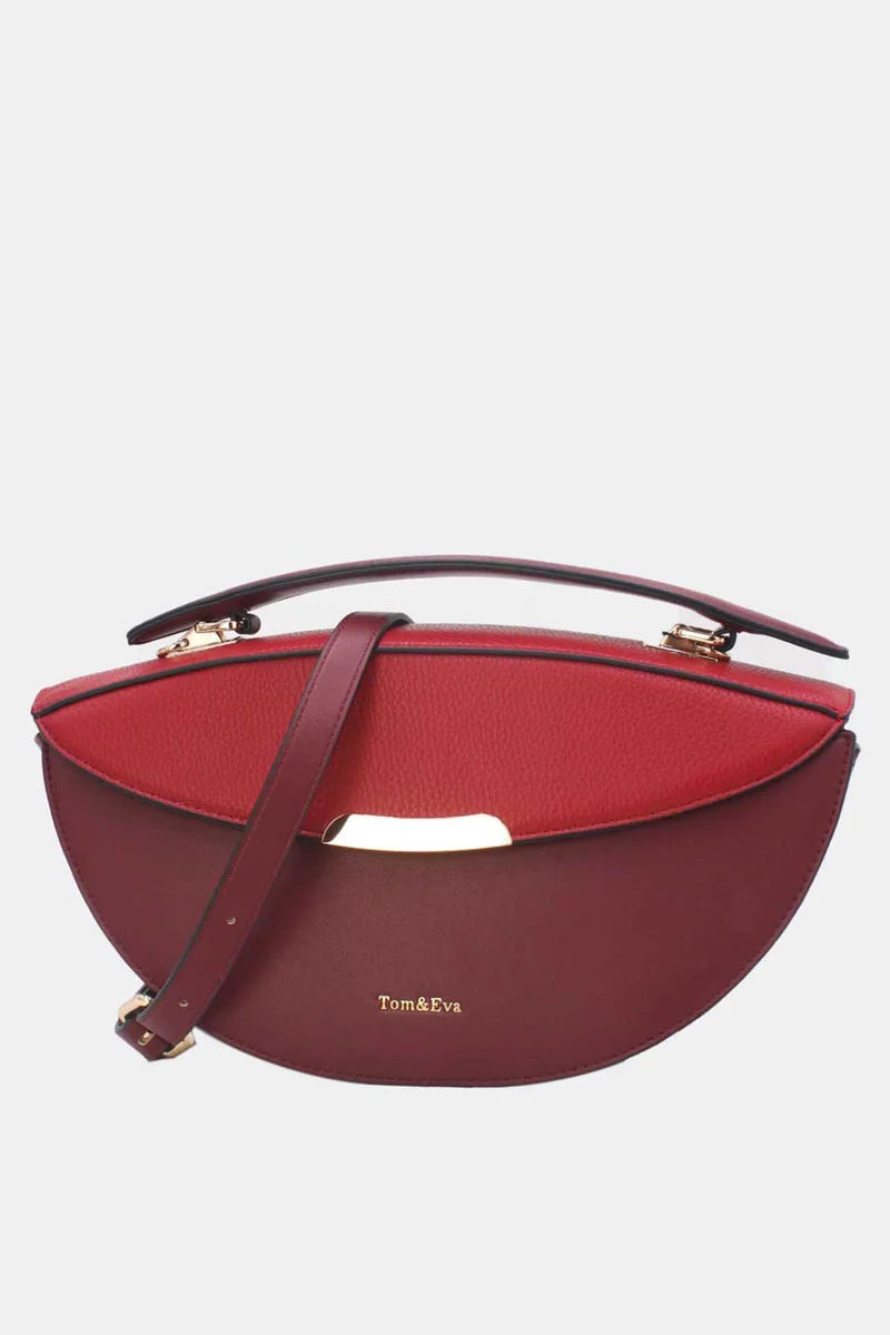 Geräumige City-Handtasche mit Doppel-Verschluss