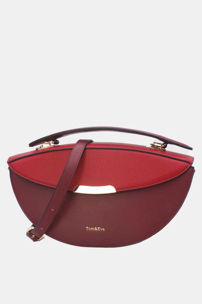 Geräumige City-Handtasche mit Doppel-Verschluss