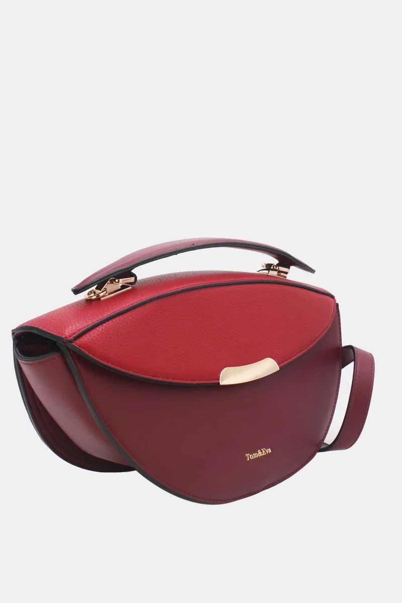 Geräumige City-Handtasche mit Doppel-Verschluss