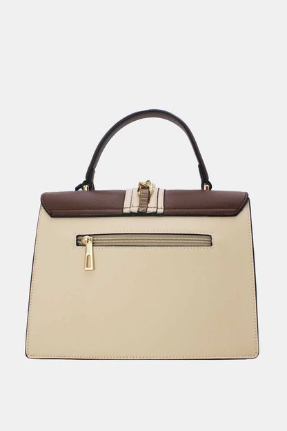 Elegante Design-Handtasche mit Drehverschluss