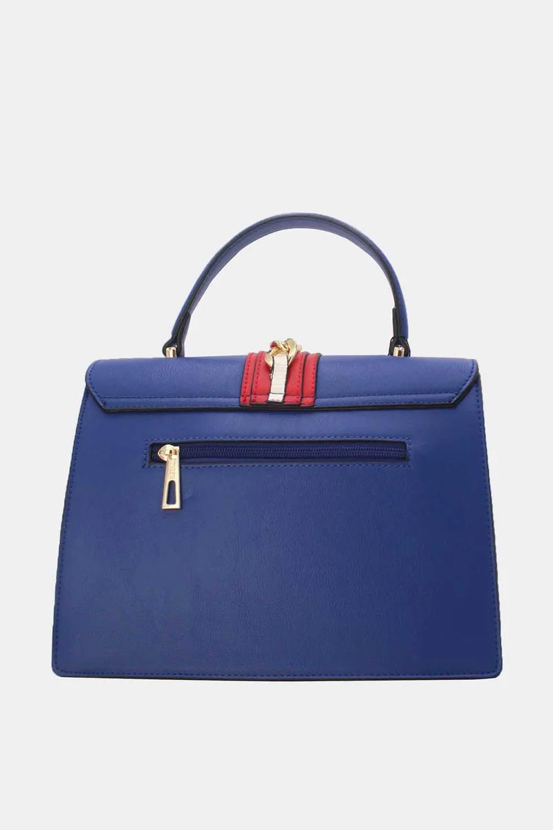 Elegante Design-Handtasche mit Drehverschluss