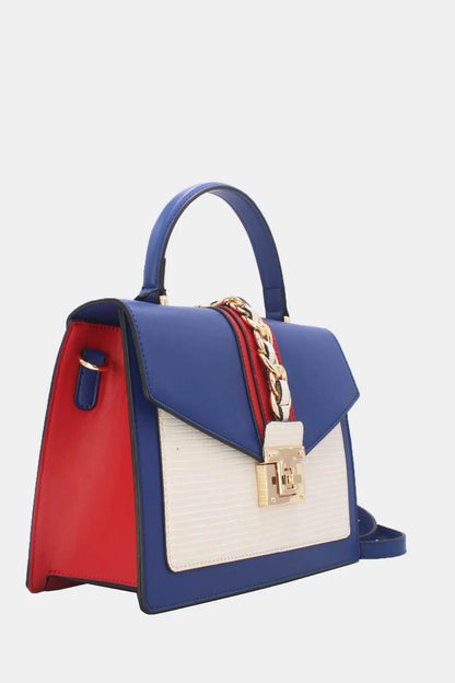 Elegante Design-Handtasche mit Drehverschluss