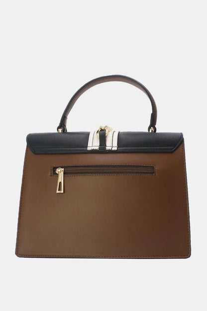 Elegante Design-Handtasche mit Drehverschluss