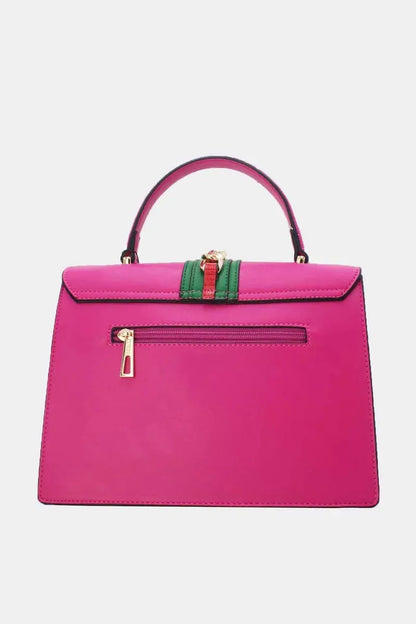 Elegante Design-Handtasche mit Drehverschluss