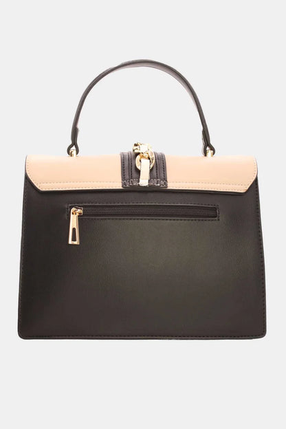 Elegante Design-Handtasche mit Drehverschluss