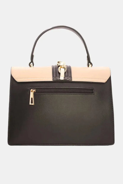 Elegante Design-Handtasche mit Drehverschluss