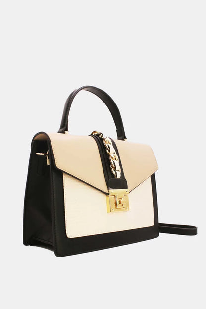 Elegante Design-Handtasche mit Drehverschluss