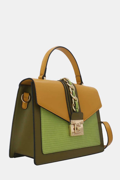 Elegante Design-Handtasche mit Drehverschluss