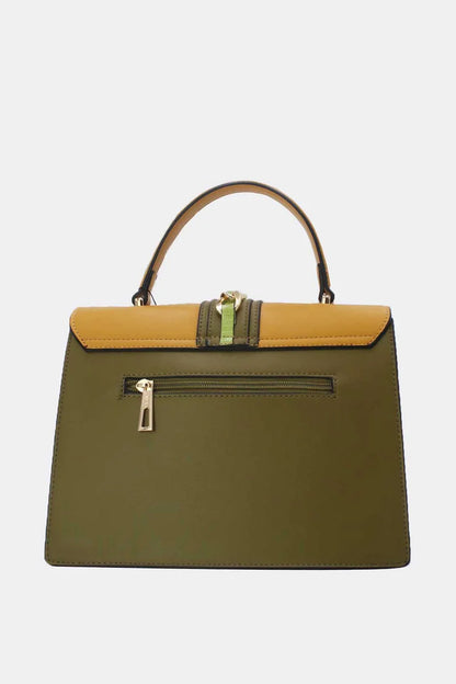 Elegante Design-Handtasche mit Drehverschluss