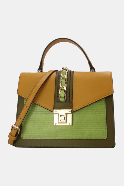 Elegante Design-Handtasche mit Drehverschluss