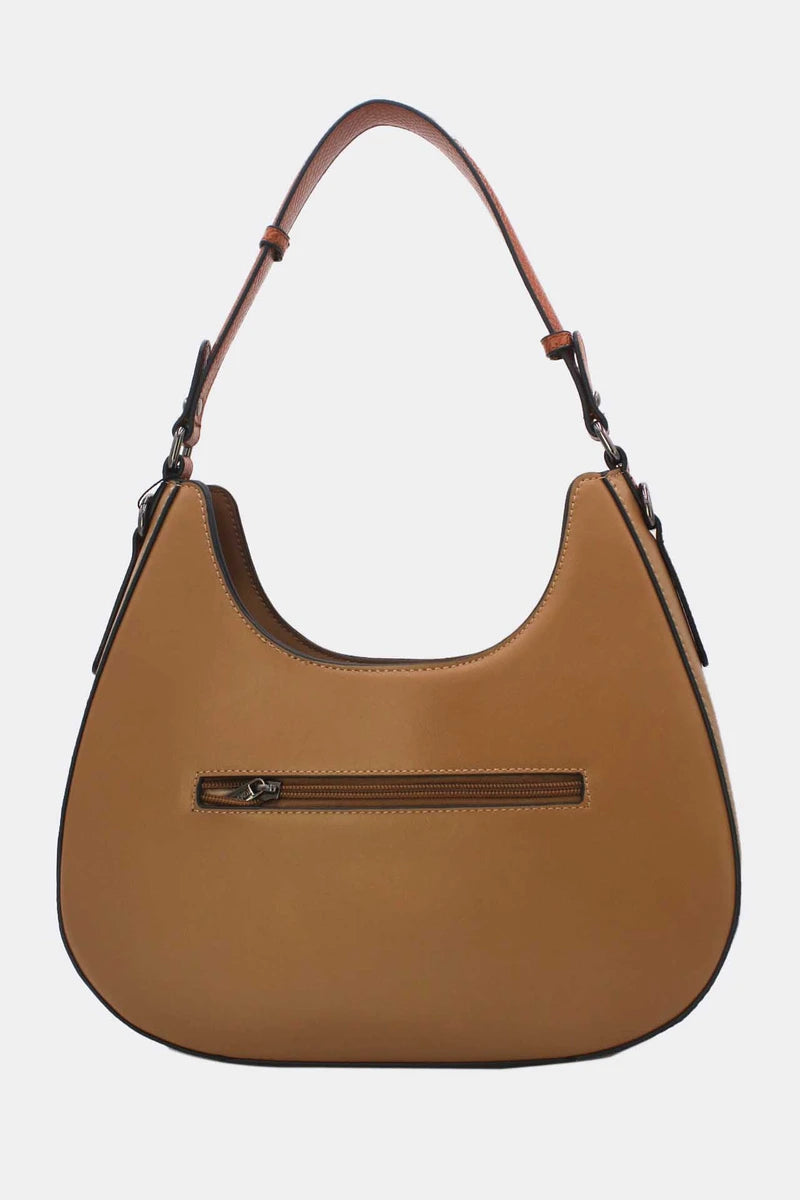 Elegante Schultertasche mit Drehverschluss