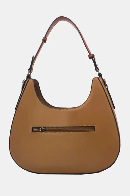 Elegante Schultertasche mit Drehverschluss