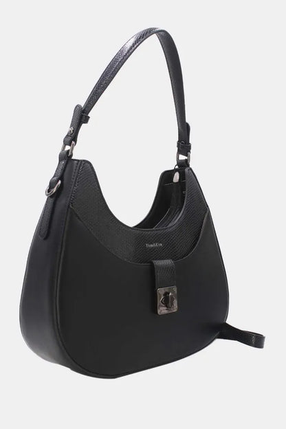 Elegante Schultertasche mit Drehverschluss