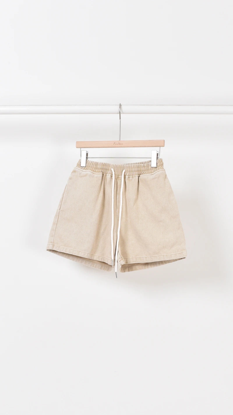 Jeans-Shorts im Used-Look