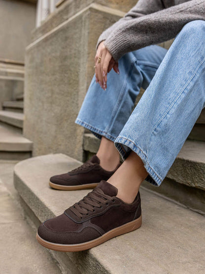 Damen Sneaker in Wildleder-Optik