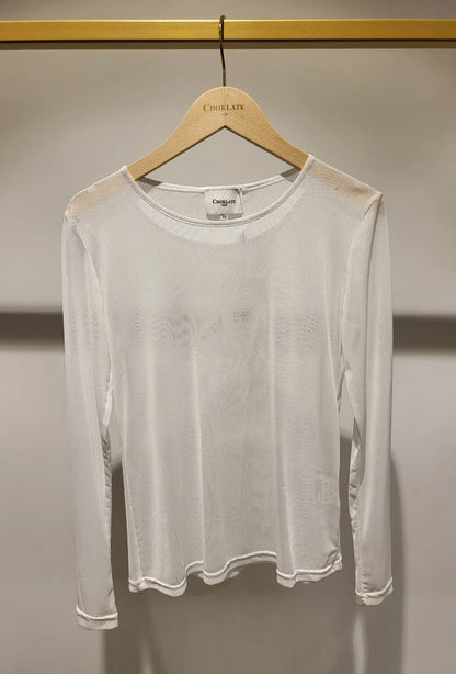 T-Shirt aus Stretch-Mesh