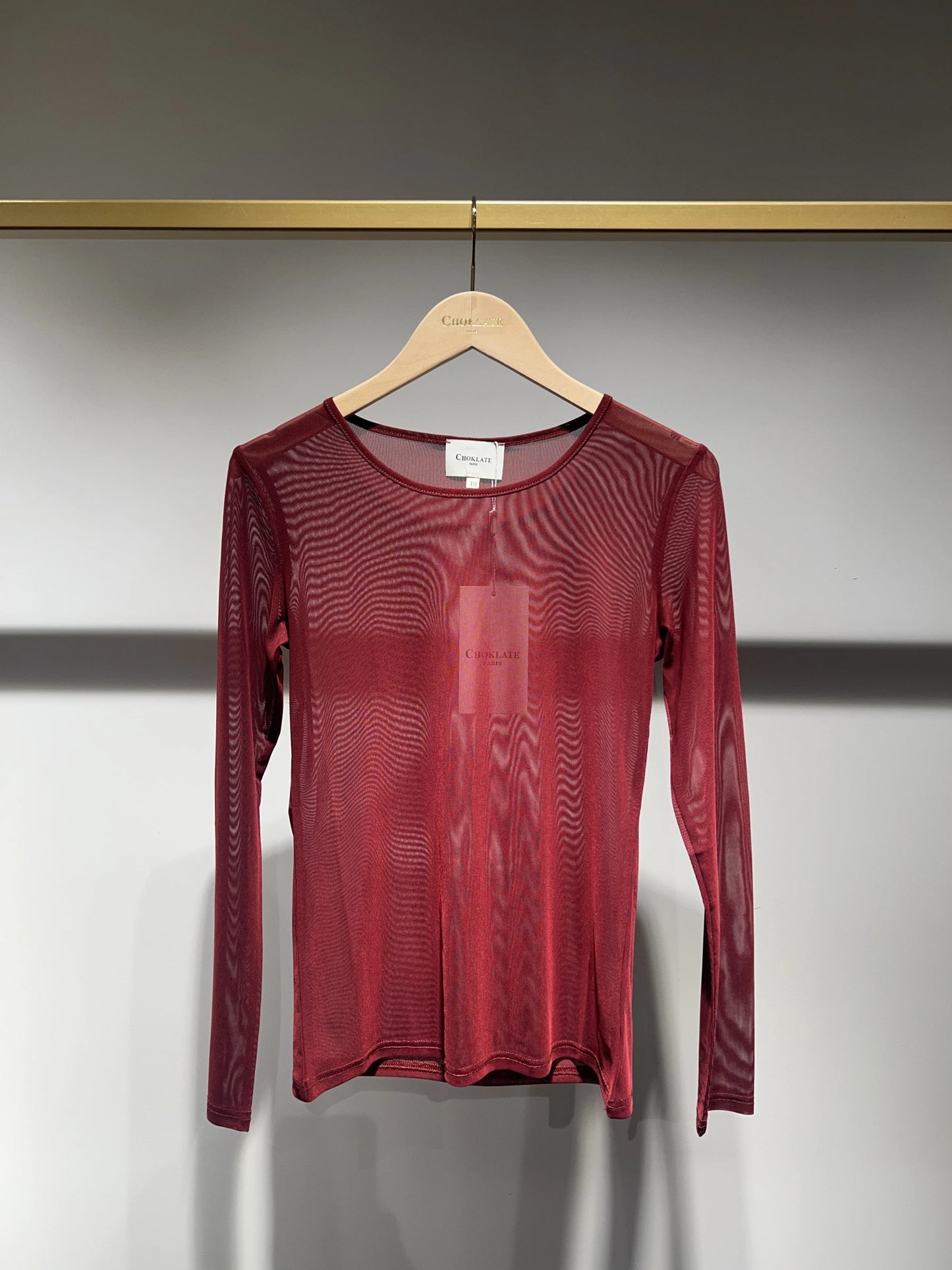 T-Shirt aus Stretch-Mesh