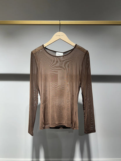 T-Shirt aus Stretch-Mesh