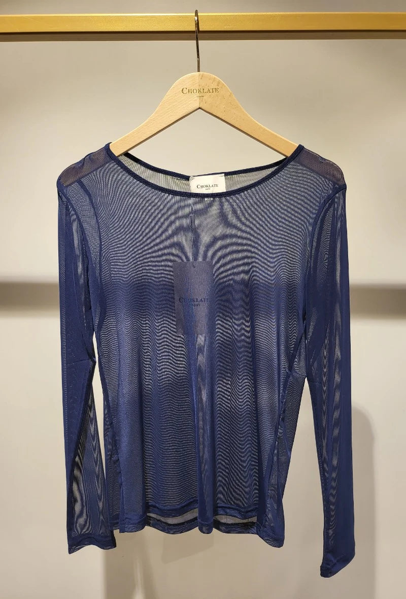 T-Shirt aus Stretch-Mesh