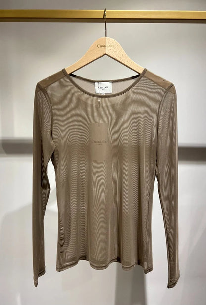 T-Shirt aus Stretch-Mesh