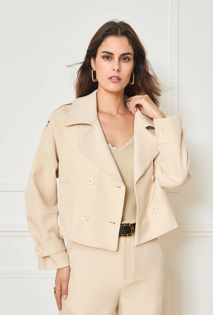 Kurzer Trenchcoat
