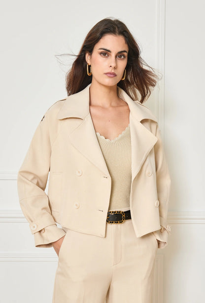 Kurzer Trenchcoat