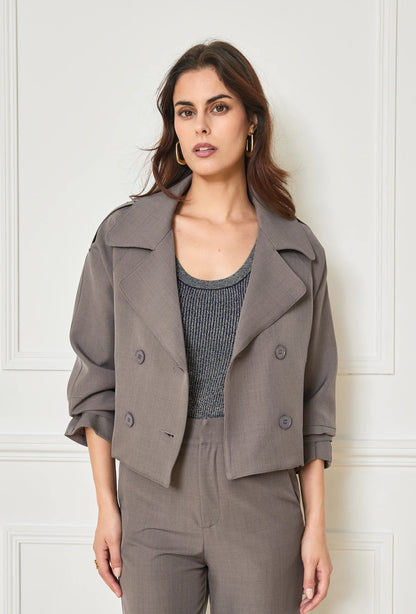 Kurzer Trenchcoat