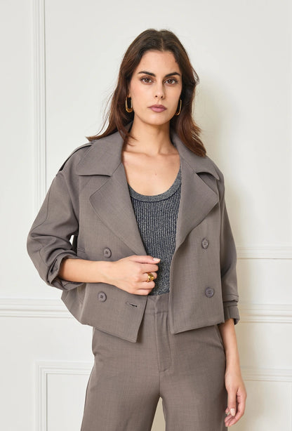 Kurzer Trenchcoat