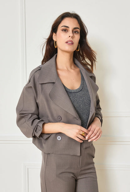 Kurzer Trenchcoat
