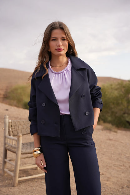 Kurzer Trenchcoat
