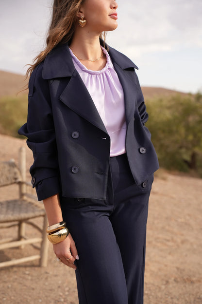 Kurzer Trenchcoat