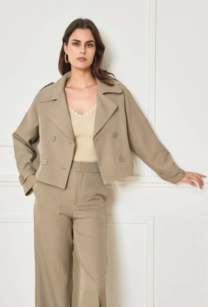 Kurzer Trenchcoat