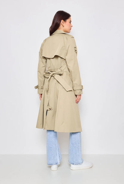 Trenchcoat aus Baumwolle