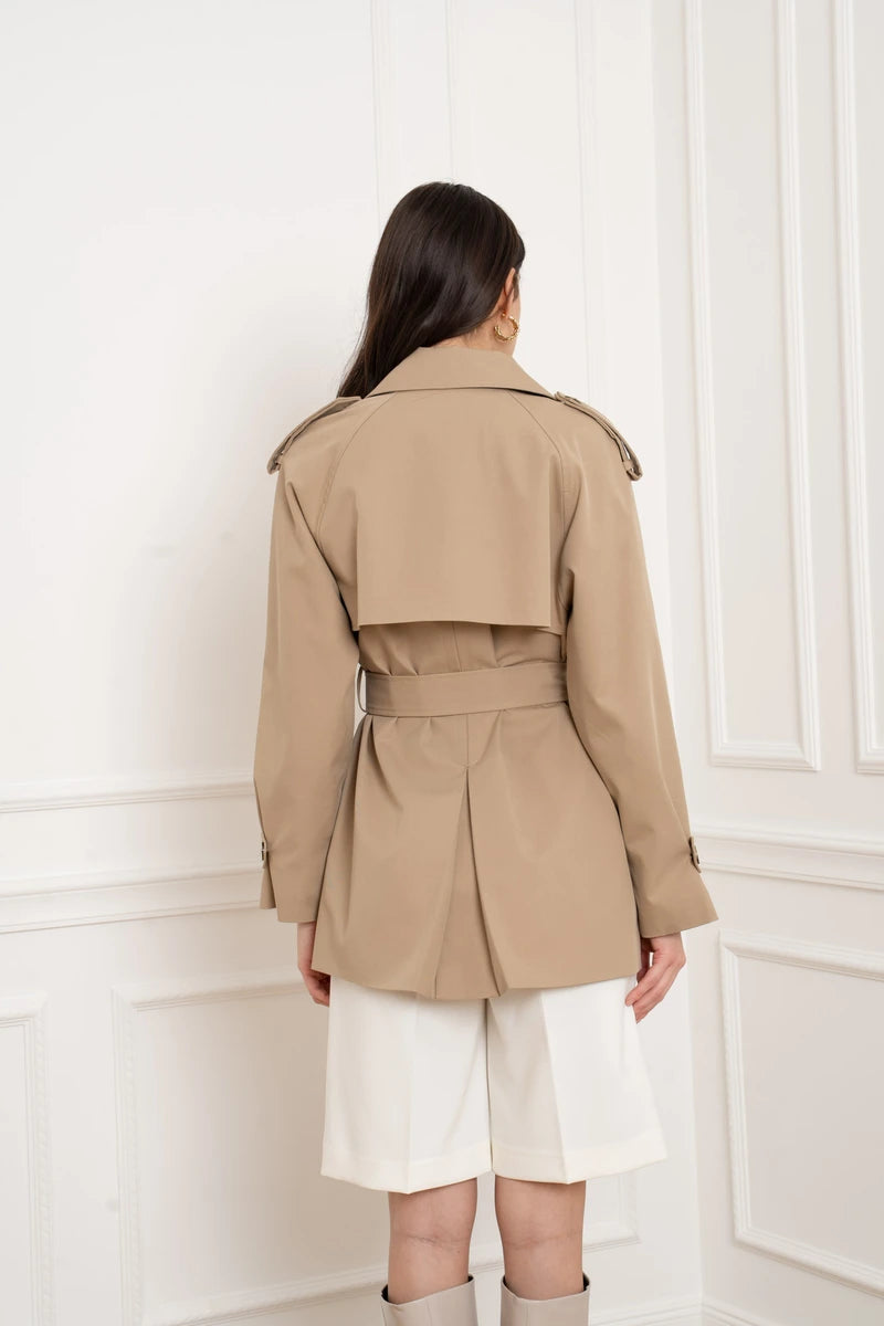 Trenchcoat mit Taillengürtel