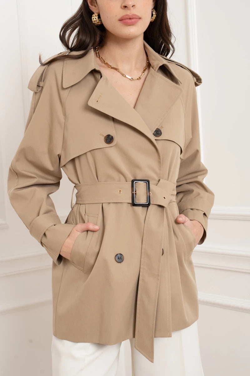 Trenchcoat mit Taillengürtel