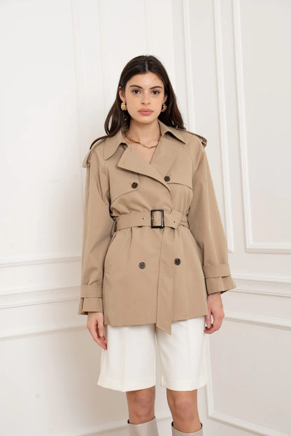 Trenchcoat mit Taillengürtel