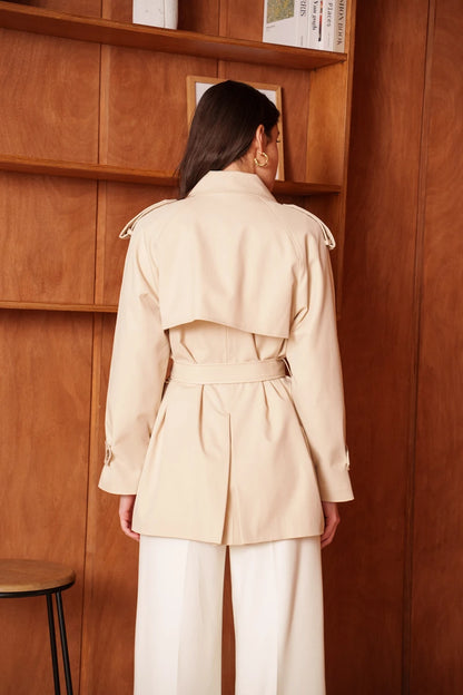 Trenchcoat mit Taillengürtel