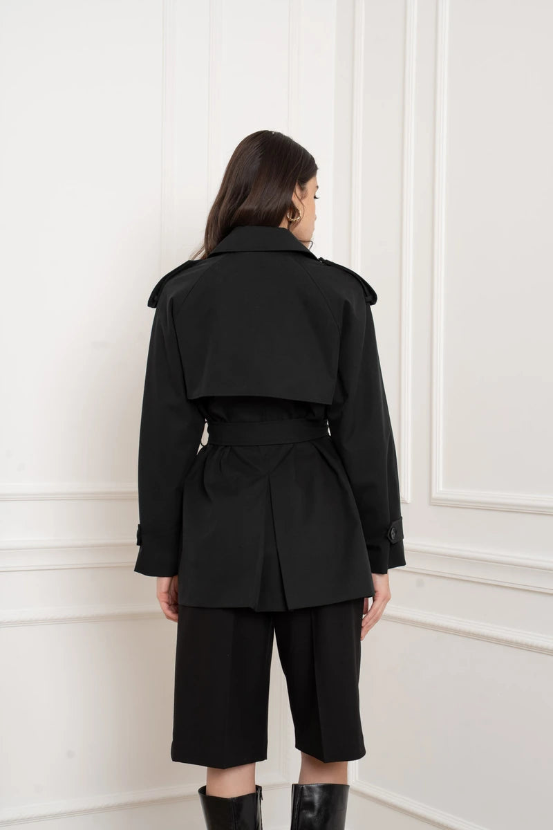 Trenchcoat mit Taillengürtel